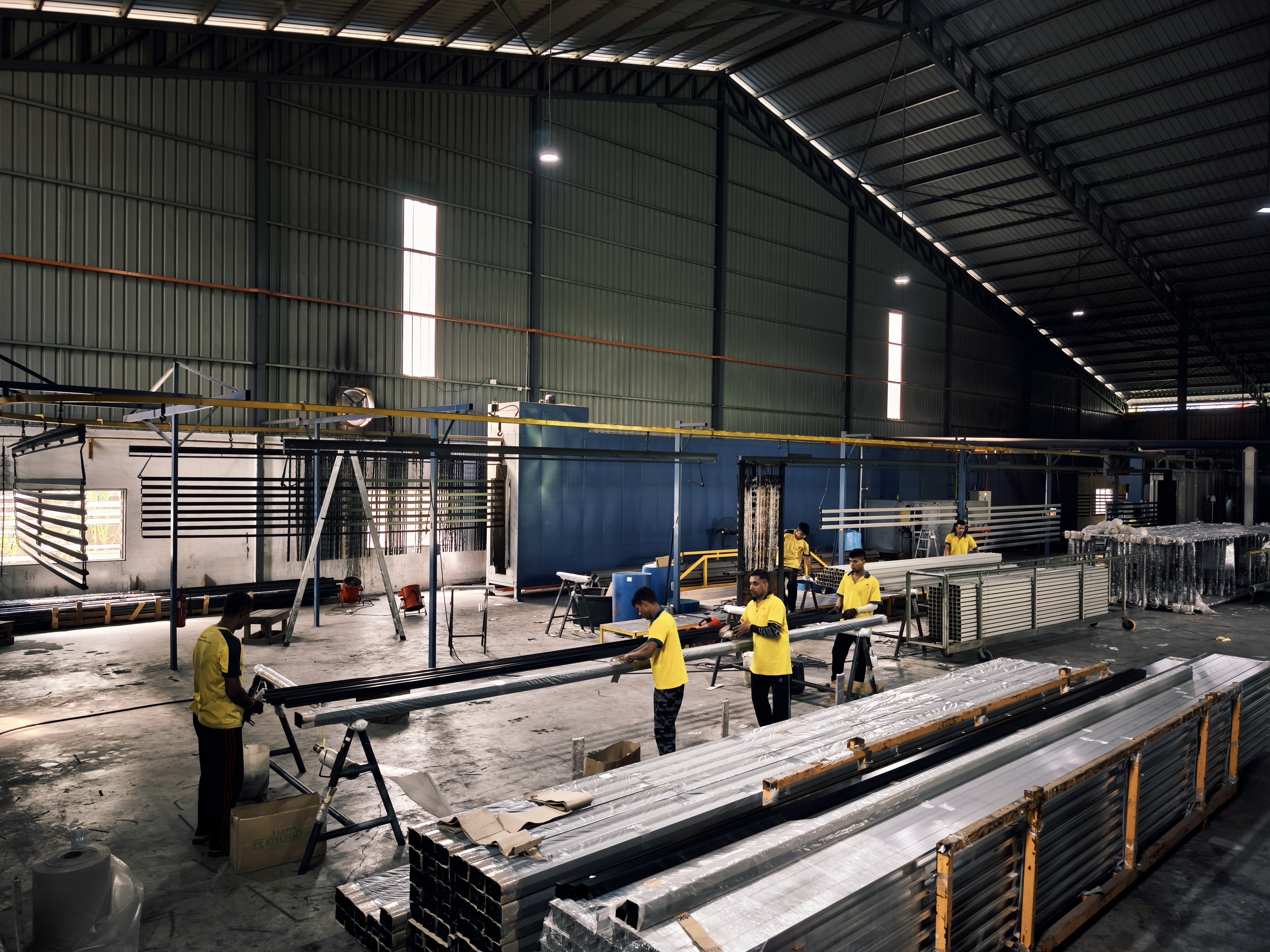 Our coating application line